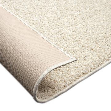 Teppich Wohnzimmer Shaggy Teppich, kuschlig warm & weich, in creme, Teppich-Traum, rechteckig, Höhe: 30 mm