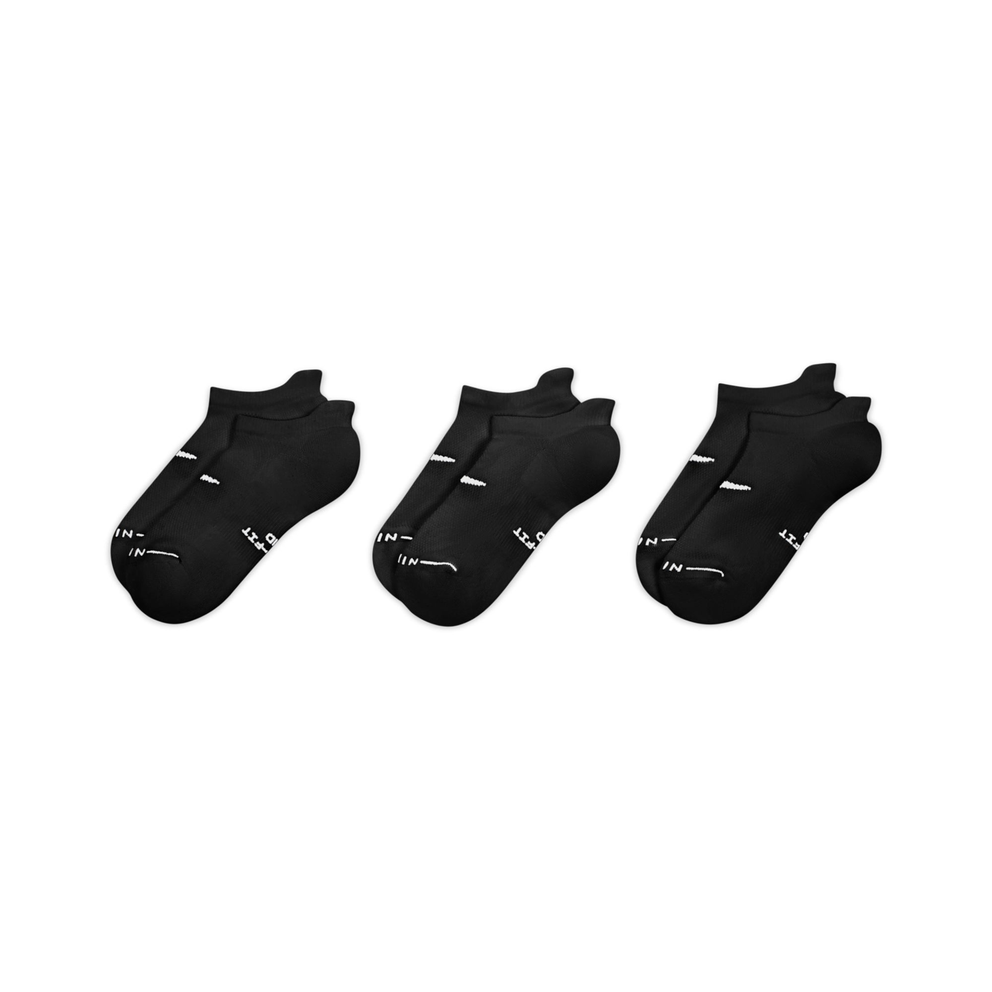 Nike Sportsocken U NK ED ELVD NS 3P - 144 für sportliche Aktivitäten, sportlicher Stil, angenehmes Tragegefühl