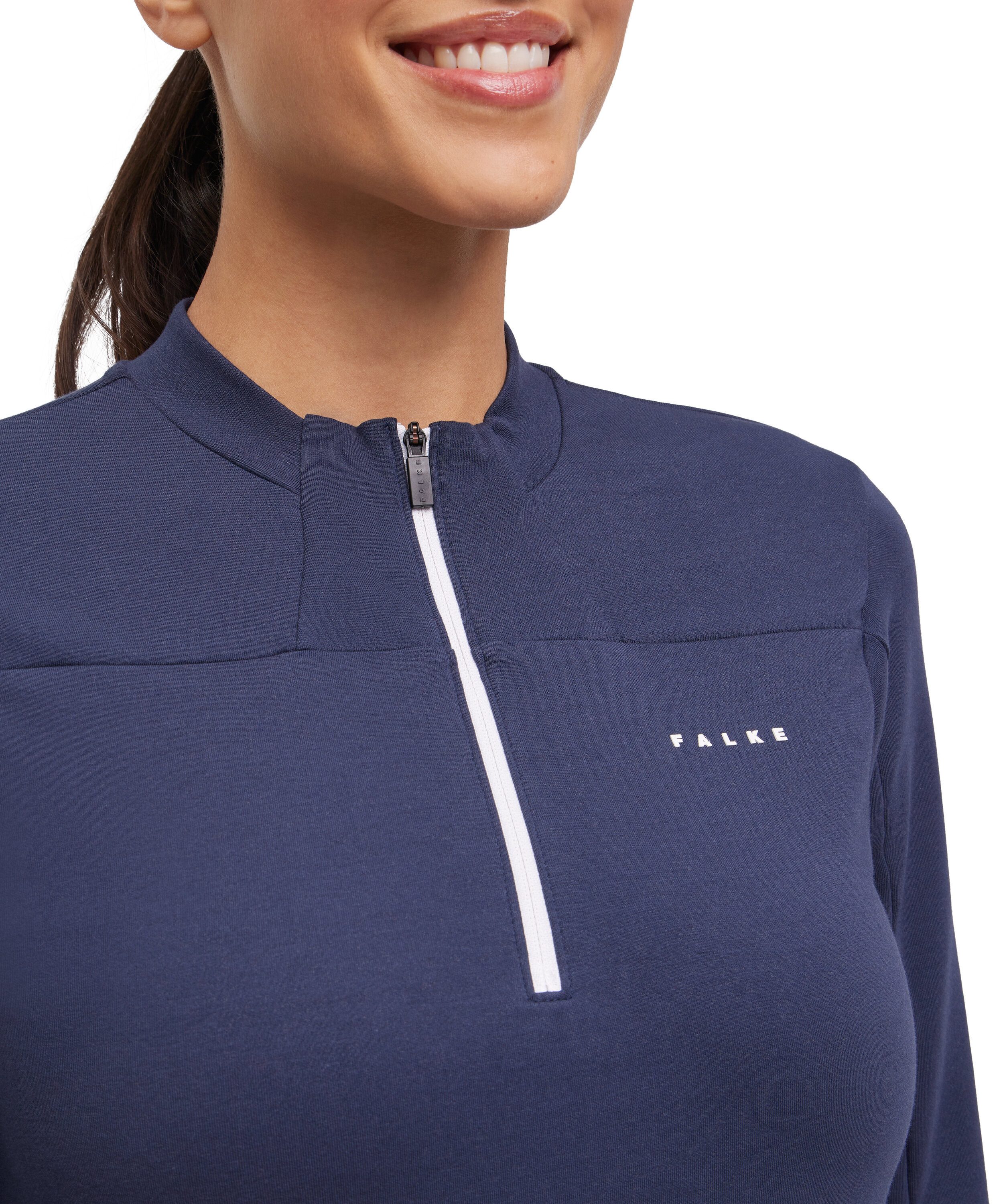 FALKE Strickpullover Pullover für milde bis kalte Temperaturen (1-tlg) für milde bis kalte Temperaturen