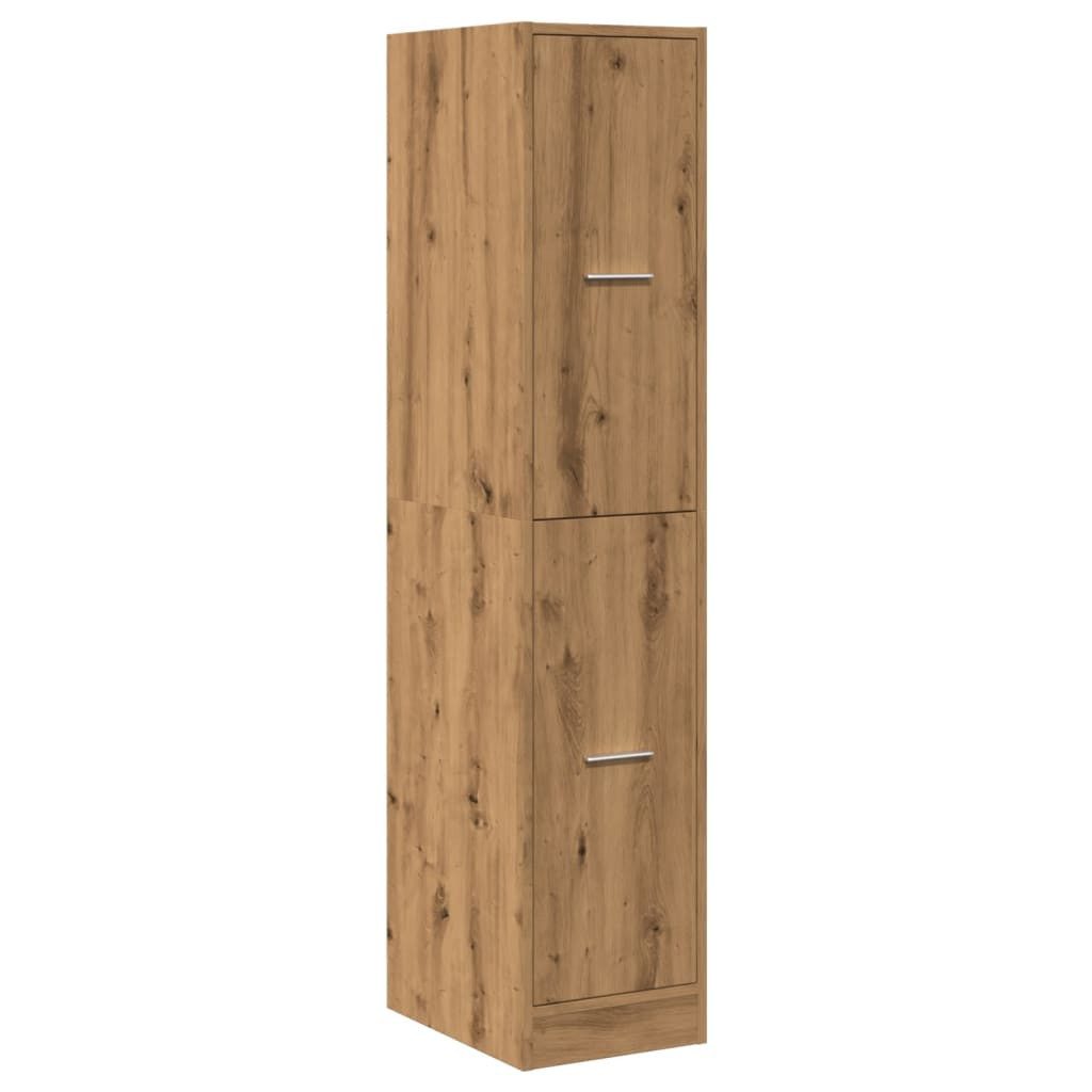 vidaXL Unterschrank 30 x 41 x 1445 cm Küchenschrank Apothekerschrank Artisan-Eiche 30x41x1