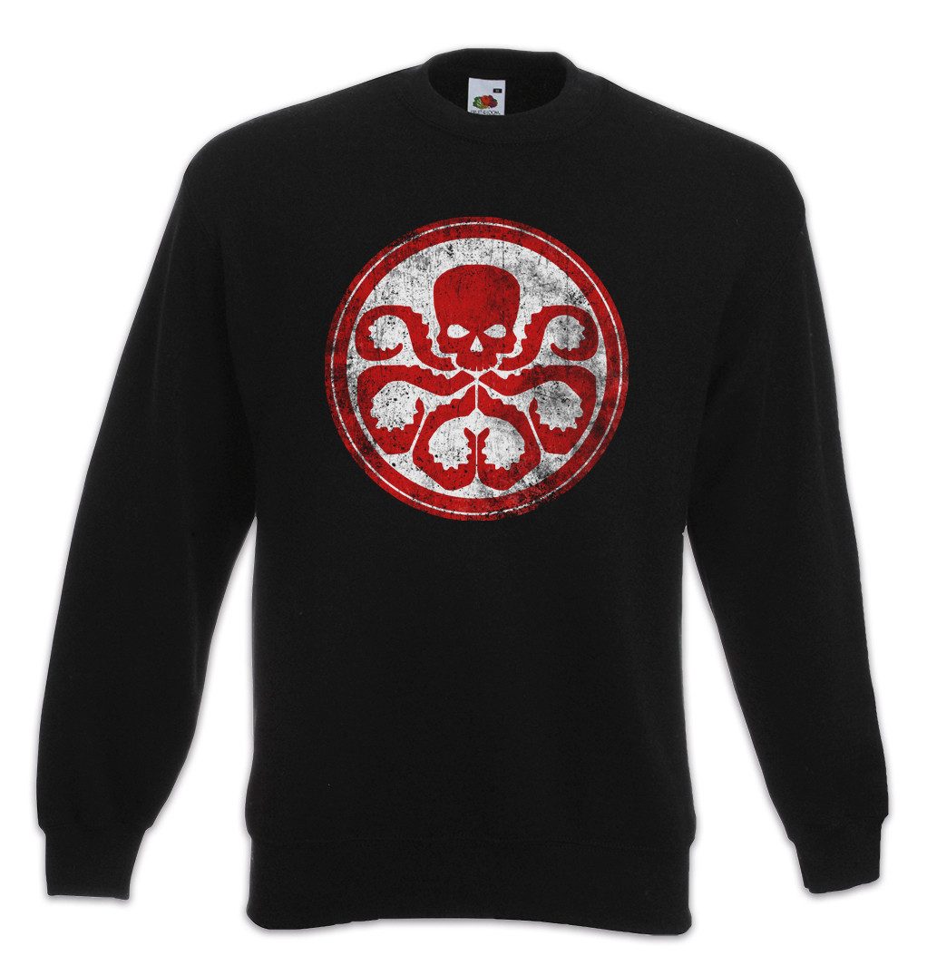 Sweatshirt Hydra Vintage Logo II Sweatshirt Nick Red Agent Shield Skull Fury Sign