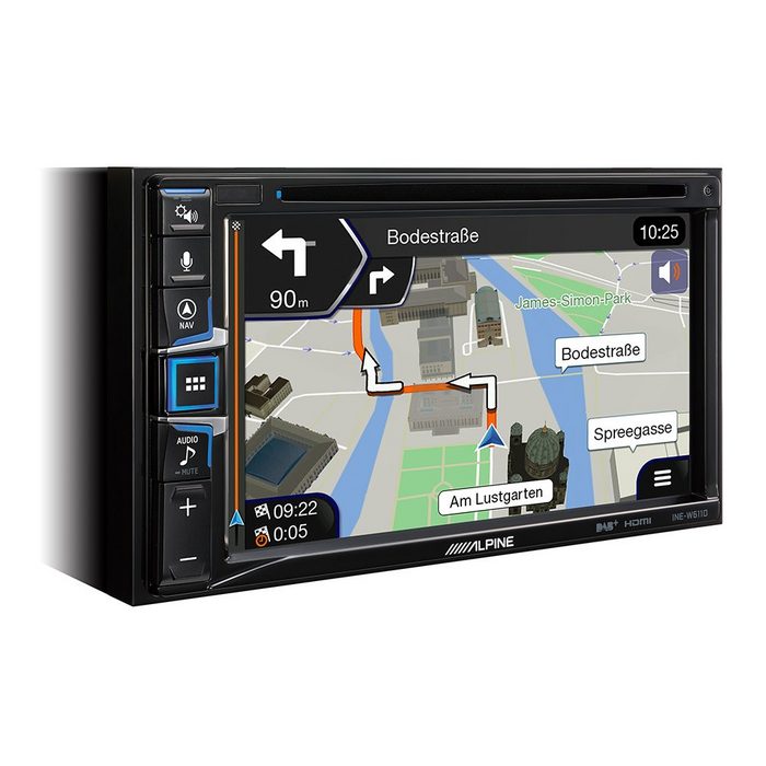 ALPINE Alpine INE-W611DC 2-DIN 6 5 Zoll Navigationssystem mit Trucksoftware Apple Car Play - Android Auto Autoradio Stereoanlage