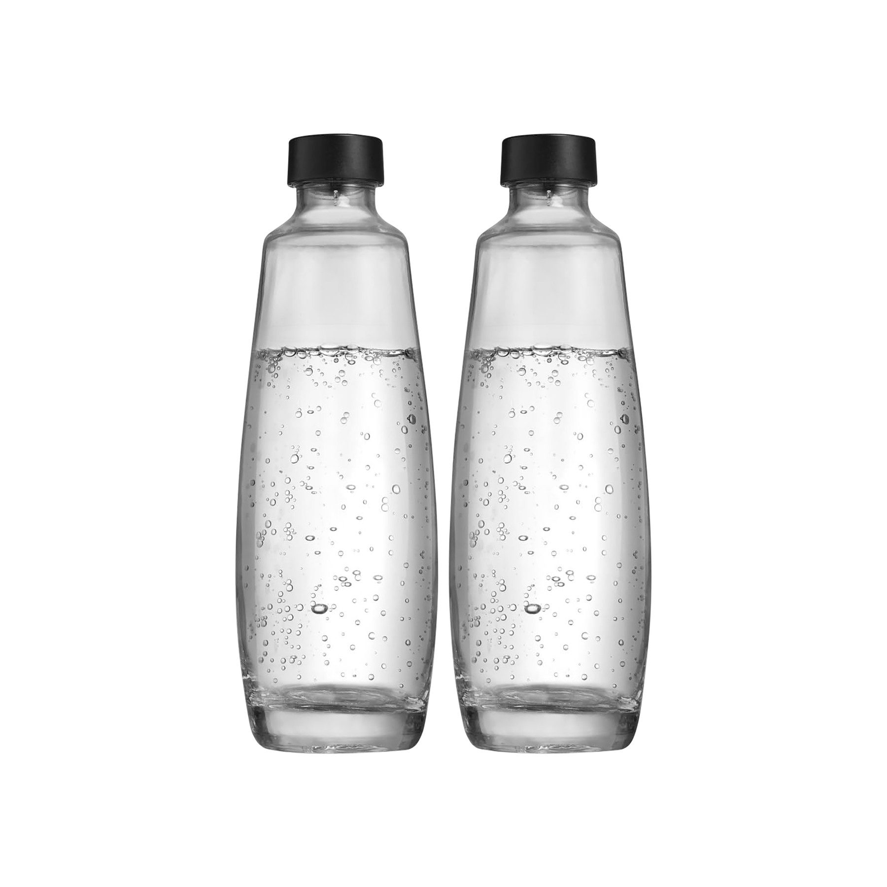 SodaStream Wassersprudler Flasche SODASTREAM Glaskaraffe Duo, 1 L, 2 Stück