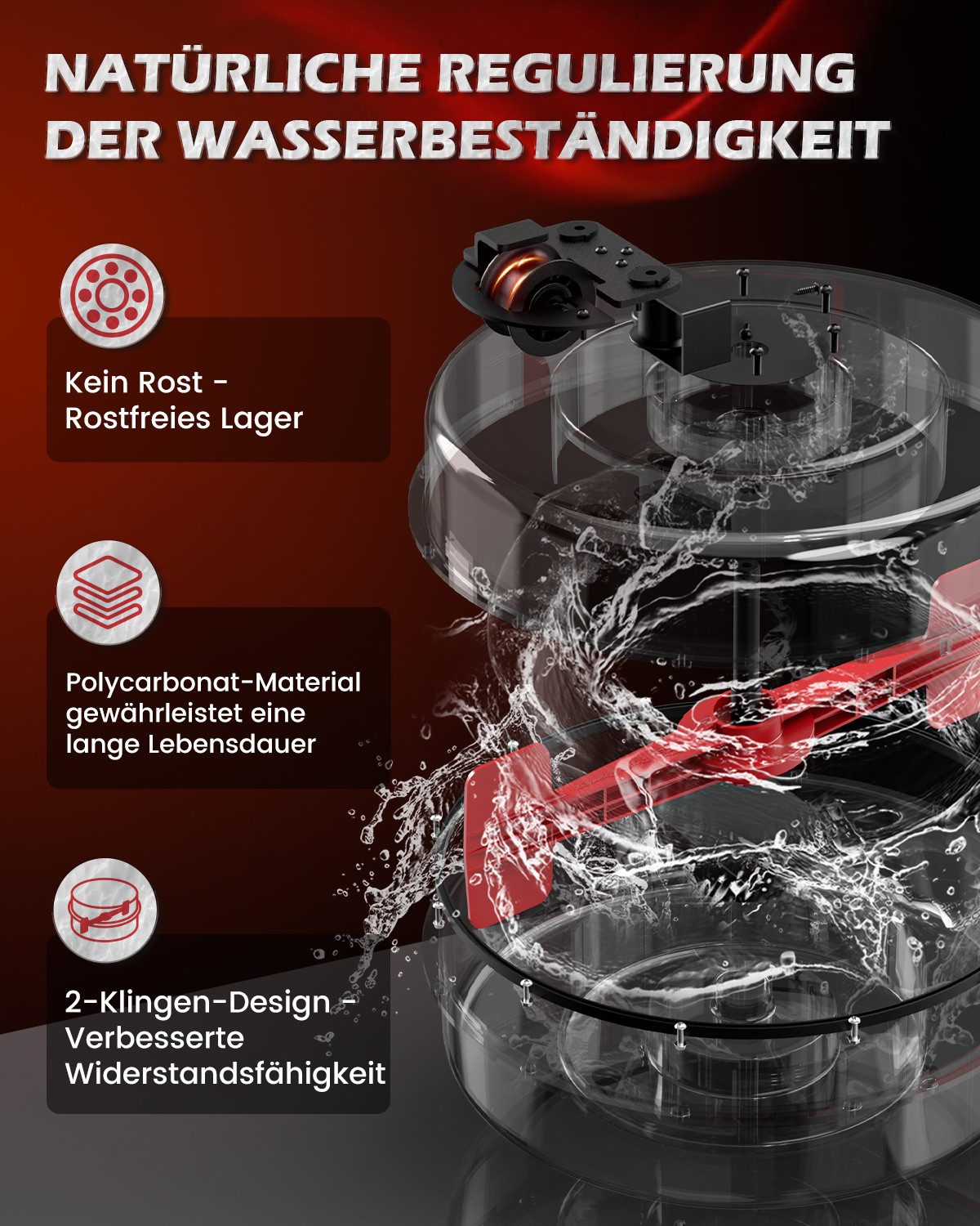PASYOU Rudergerät Rudergerät für zu Hause, mit Bluetooth Funktion, 14L Wassertank, 150KG Tragfähigkeit, Kinomap App kompatibel