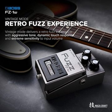 Boss by Roland E-Gitarre Boss FZ-1W Waza Fuzz Effektgerät mit Kabel
