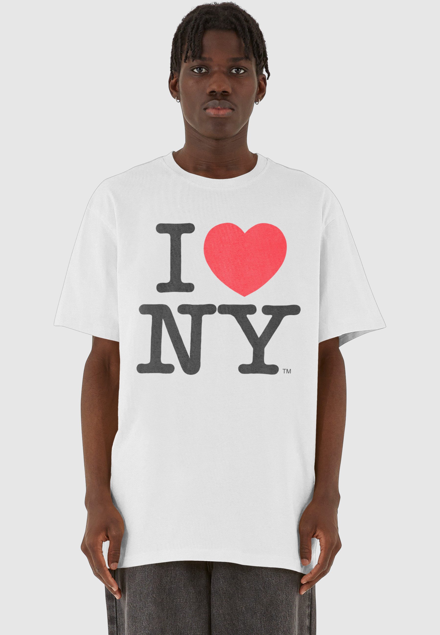 Merchcode T-Shirt Merchcode Herren I Love NY Oversize Tee (1-tlg) – Bild 3 von 4