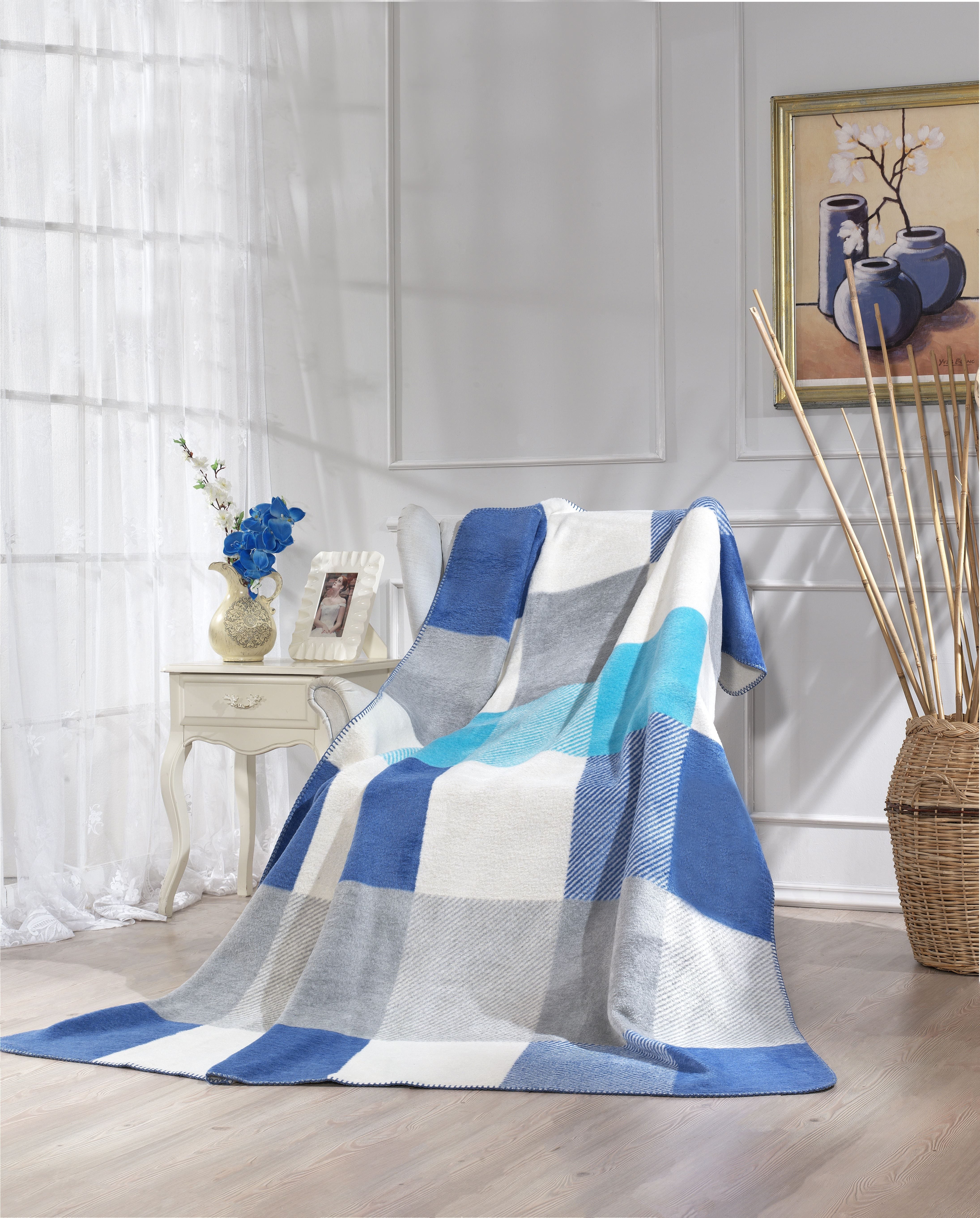 Wohndecke Wohndecke - 4 Jahreszeiten -160x200 cm / Sofadecke / Schlafdecke, günstig online kaufen