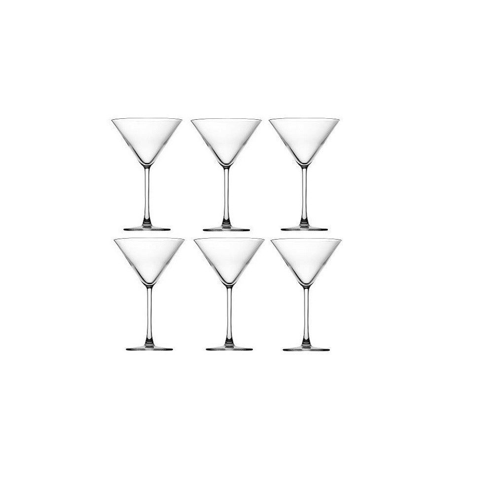 Nude Cocktailglas Nude Bar&Table Martiniglas 6er Set 300 ml, Glas