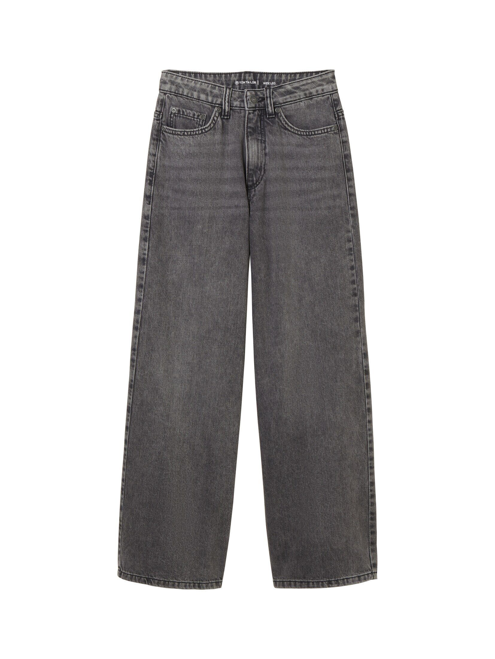 used mid stone grey denim