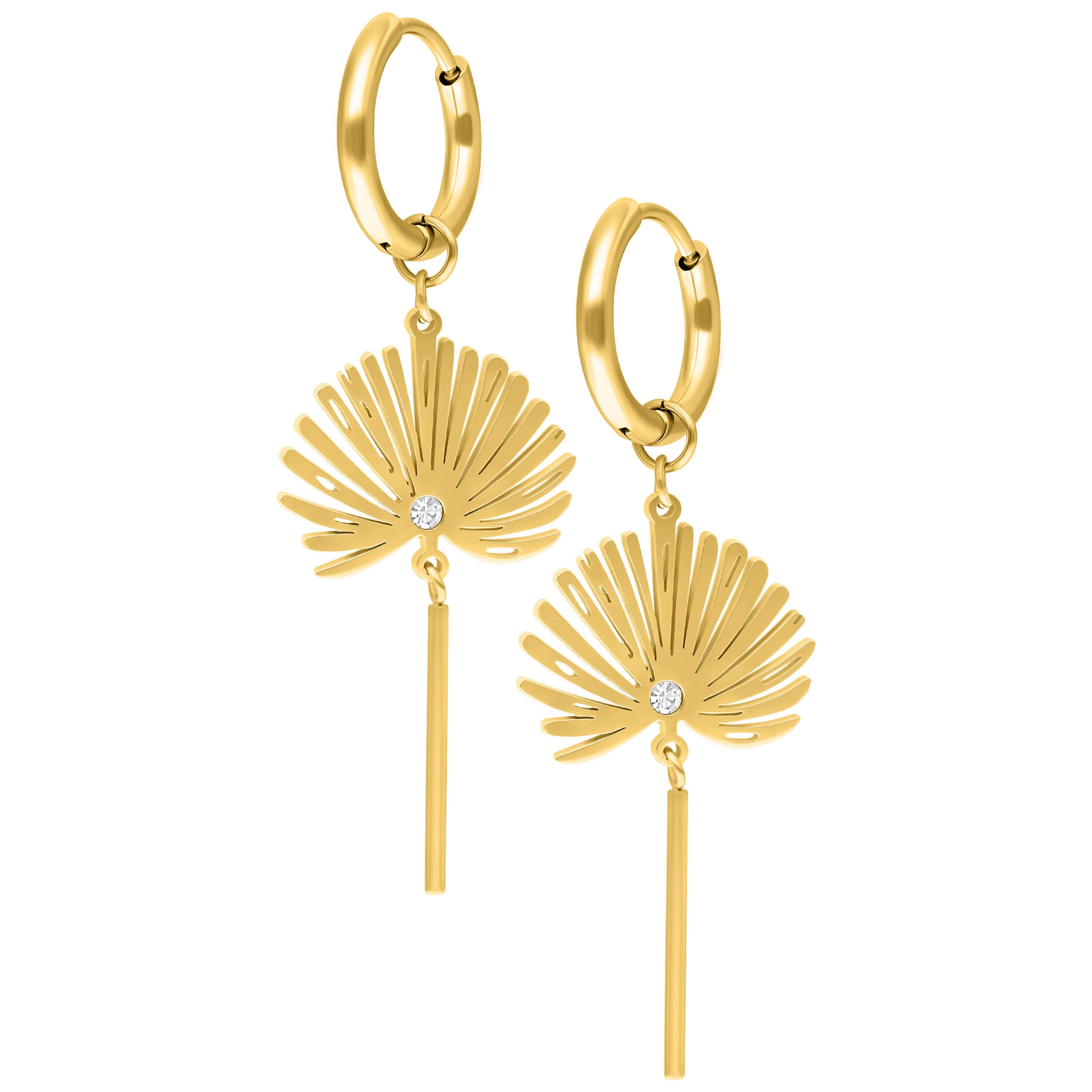 Paar Ohrhänger Little Petticoat Hoops - Metal doré