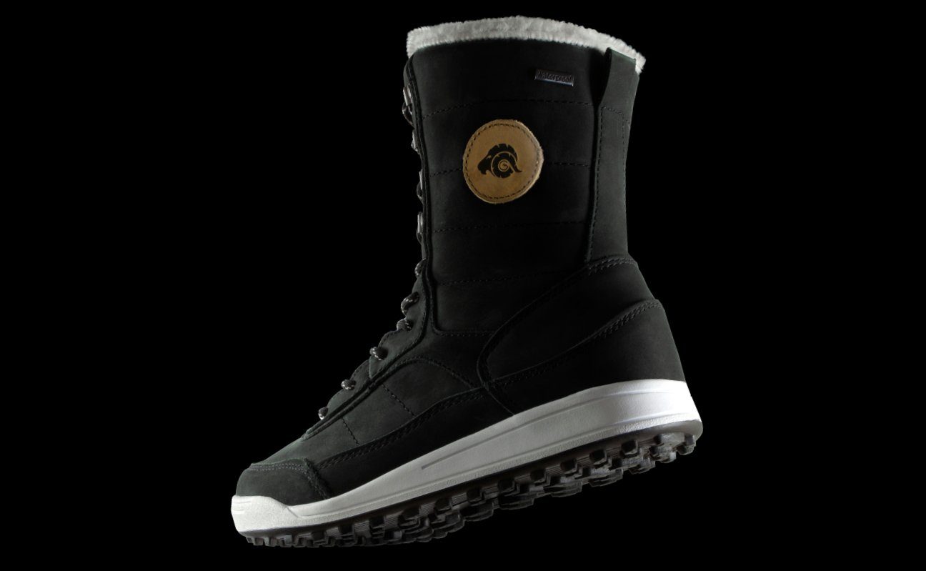 GUGGEN Mountain Damen Winterstiefel Stiefel Fellstiefel HPC58v2 Fell Schneestiefel Winterstiefel Damenwinterstiefel wasserdicht Lederstiefel warm hochwertiges Lammfell