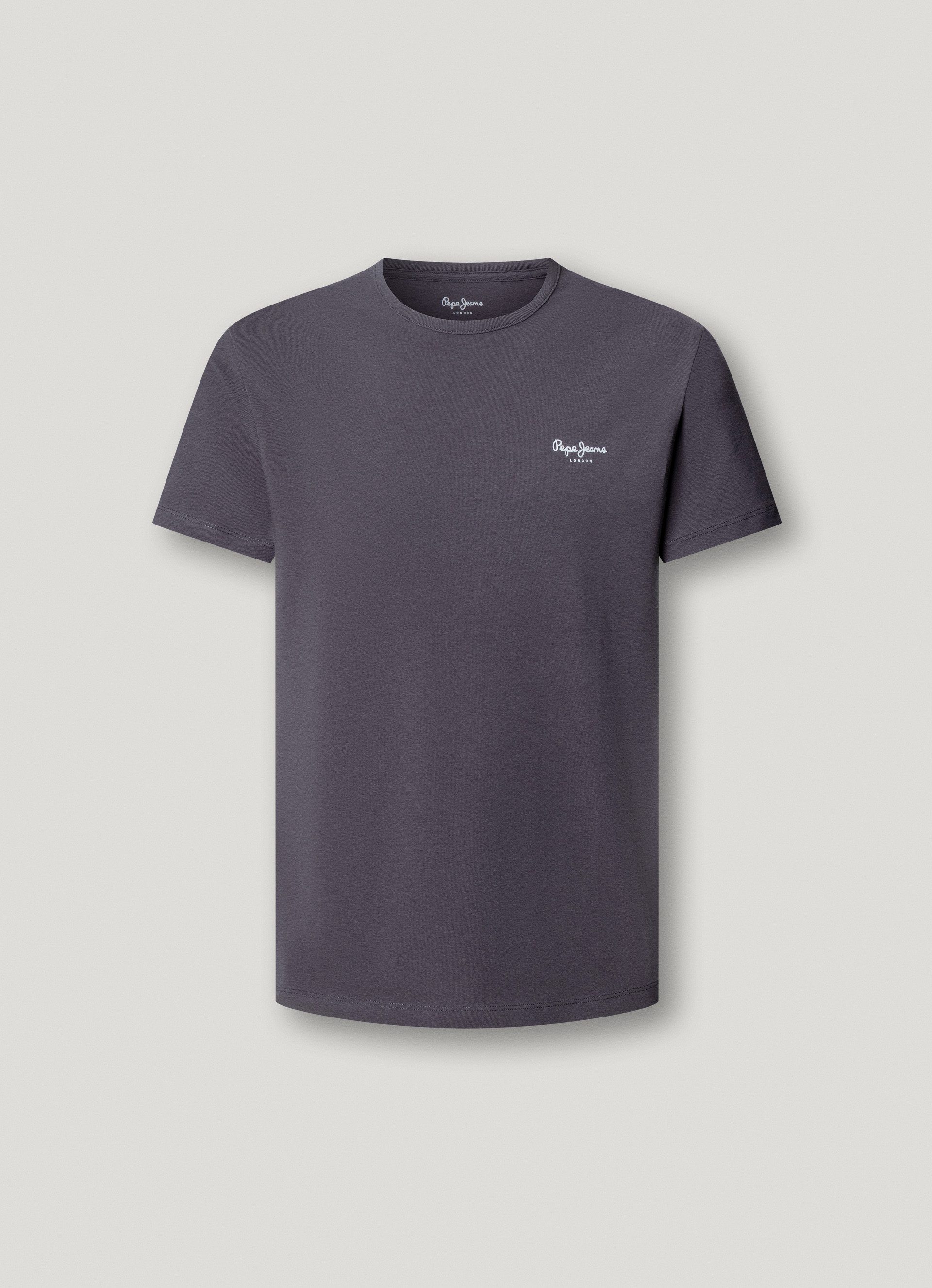 Pepe Jeans T-Shirt ORIGINAL BASIC 3N Rundhals mit kleinem Logodruck – Bild 5 von 5