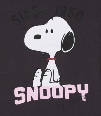 Sarcia.eu Pyjama Snoopy und die Peanuts Damen-Kurzarm-Pyjama, lange Hose