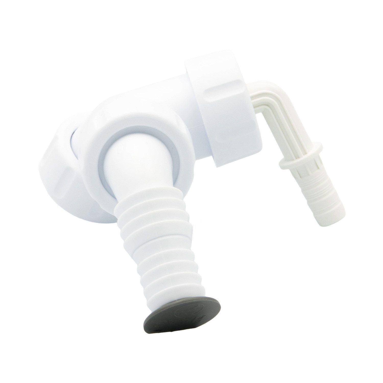 Haas Otto Siphon Kondensat- und Geräteanschlusstülle 3/4" auf 1" und 3/8"