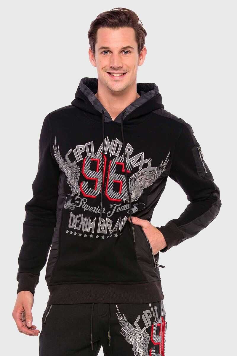 Cipo & Baxx Kapuzenpullover "Sweatshirt", mit coolem Print günstig online kaufen