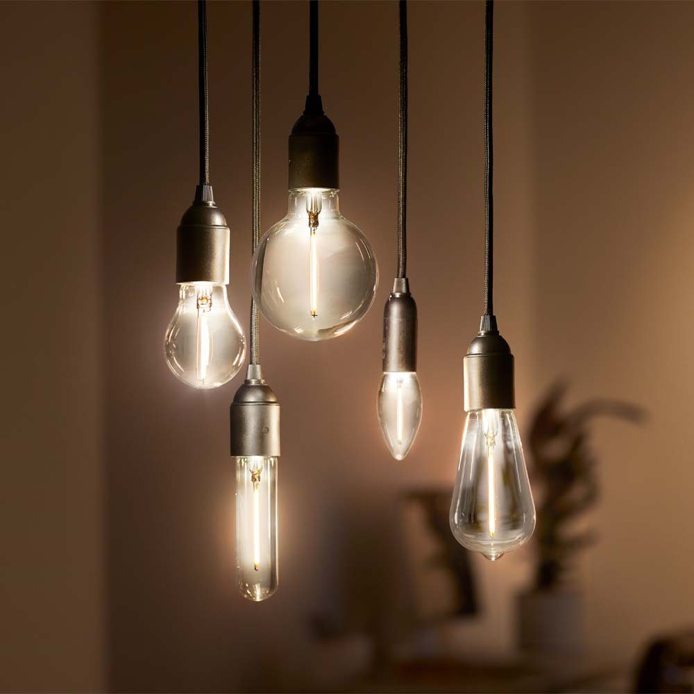 Lampe Lumen, grau, LED-Leuchtmittel T32, Röhre LED warmweiss 11W, nicht, ersetzt 136 E27 Philips warmweiß, n.v,