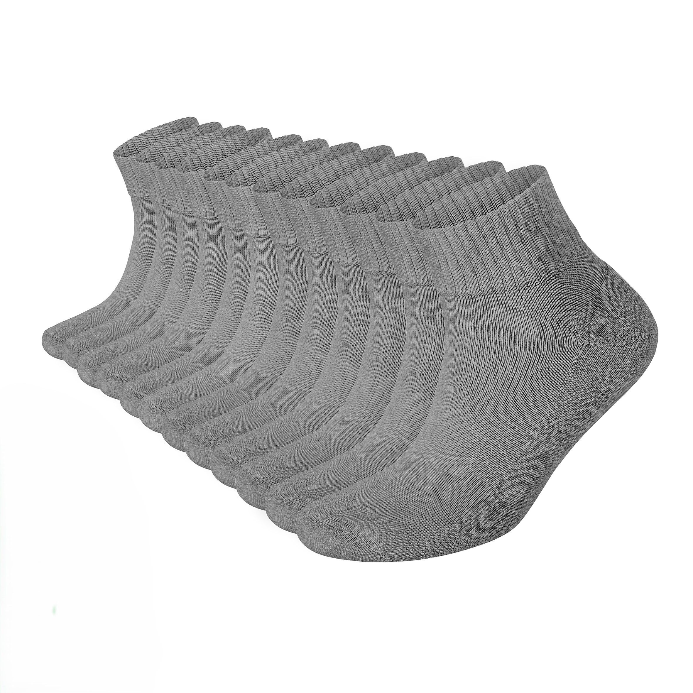 Sneakersocken 12 Paar Sneaker Socken für Damen & Herren Bio-Baumwolle Sportsocken