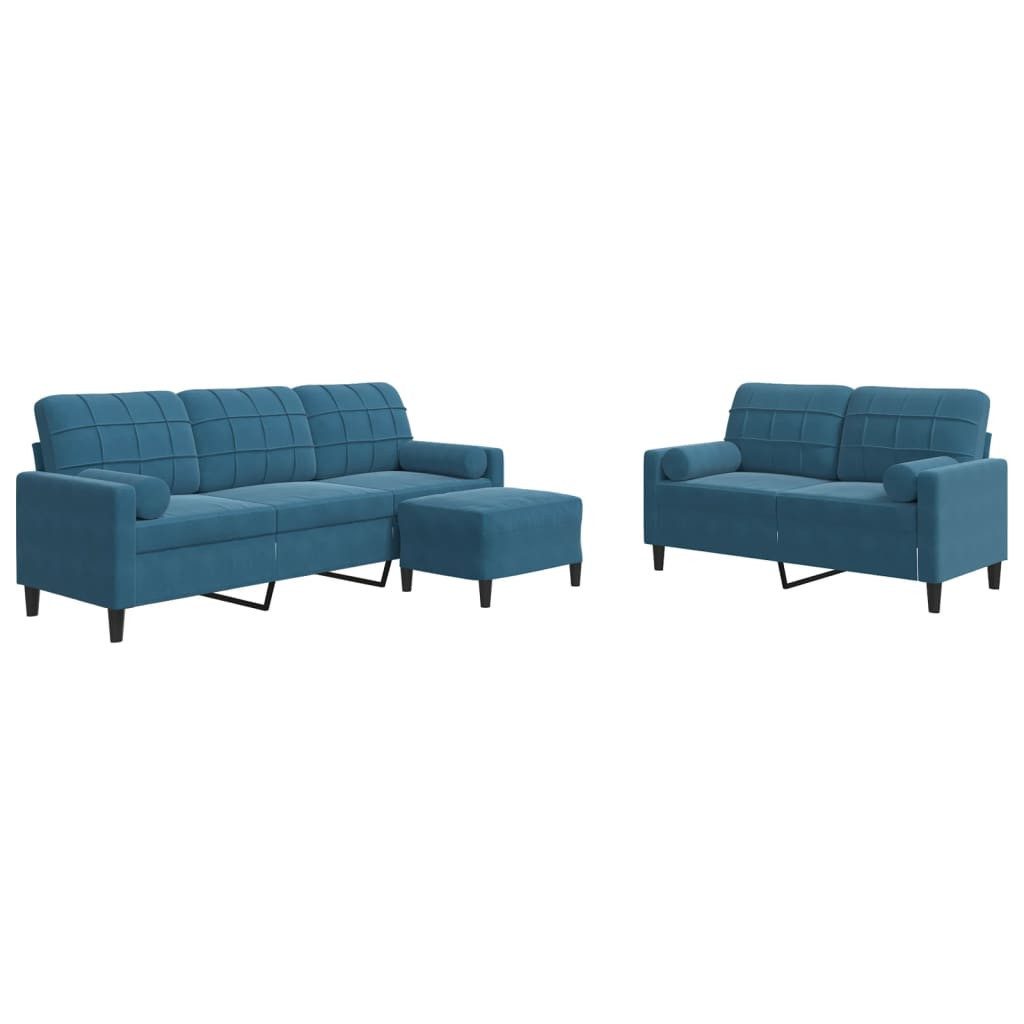 vidaXL Sofa 3-tlg. Sofagarnitur mit Kissen günstig online kaufen