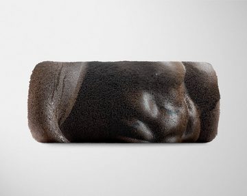 Sinus Art Handtücher Handtuch Strandhandtuch Saunatuch Kuscheldecke mit Fotomotiv Sexy Mann Durchtra, Baumwolle-Polyester-Mix (1-St), Handtuch