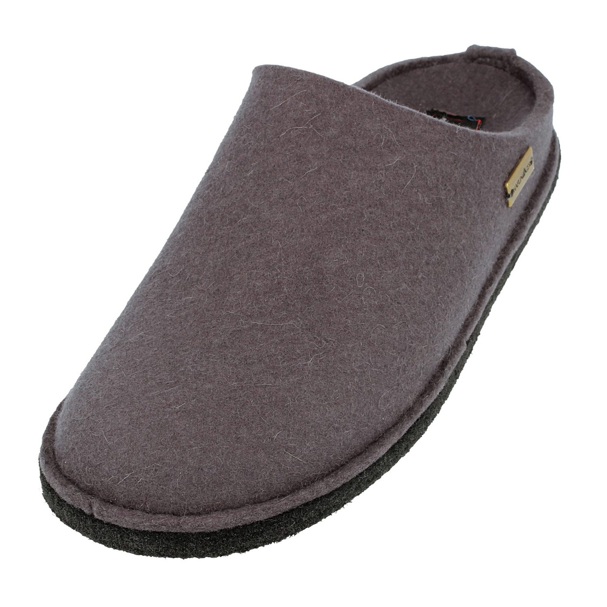 Haflinger Flair Soft Filzpantoffeln aus Wollfilz Hausschuh Unisex Hausschuh