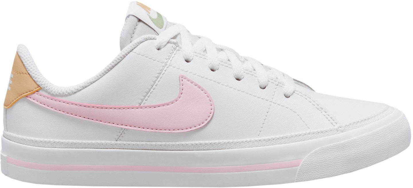 Nike Sportswear COURT LEGACY weiß-pink (GS) Sneaker