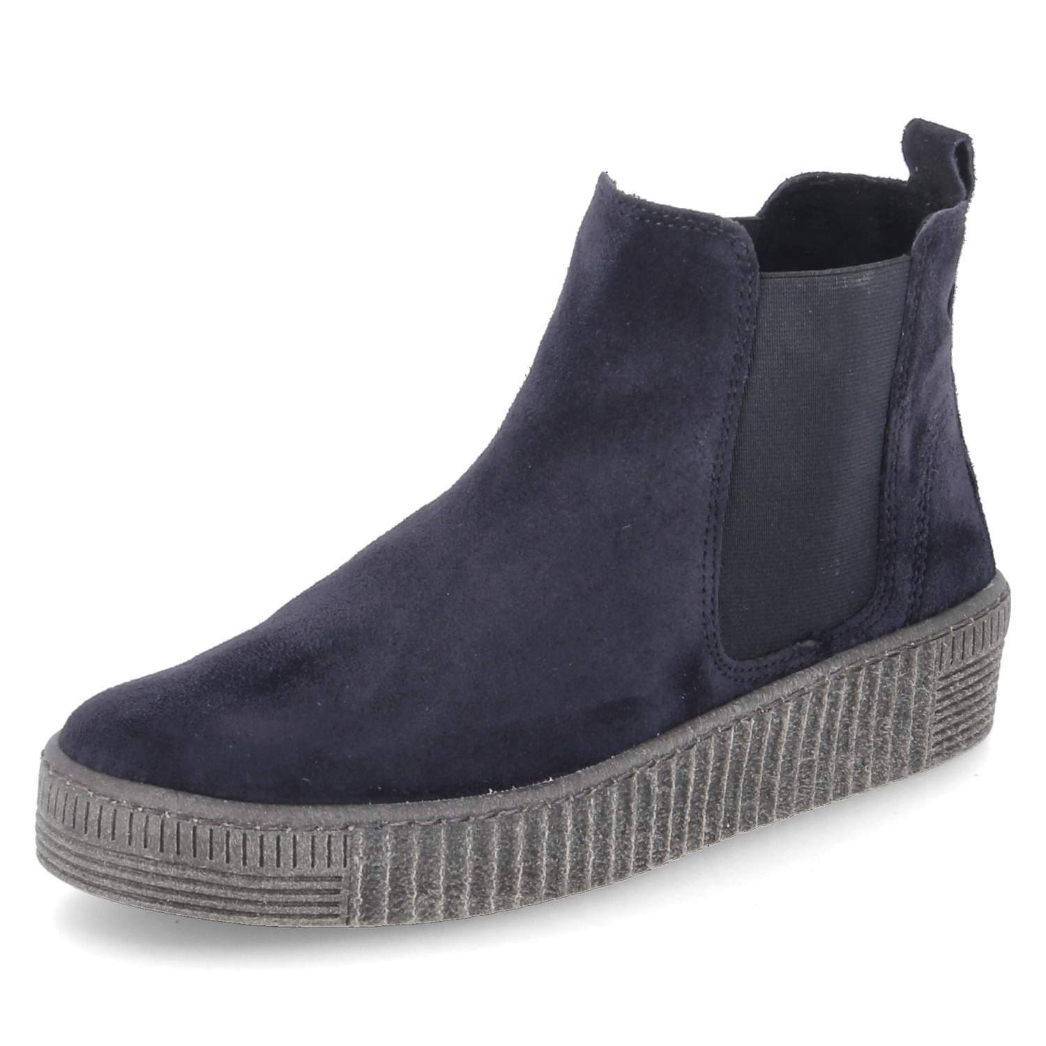 Gabor Gabor 73.731.36 Damen Rauleder blau Schlupfstiefel günstig online kaufen