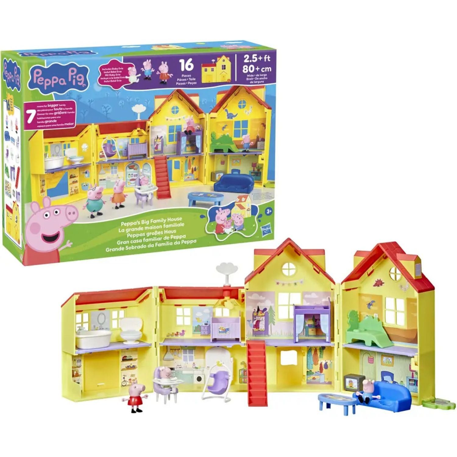 Hasbro Spiel PEP Peppas großes Haus Spielset