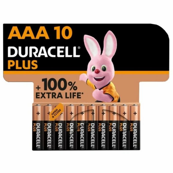 Duracell DURACELL PLUS POWER 100 ALKALINE BATTERY AAA LR03 10 UNIT Batterie siehe Produktbeschreibung