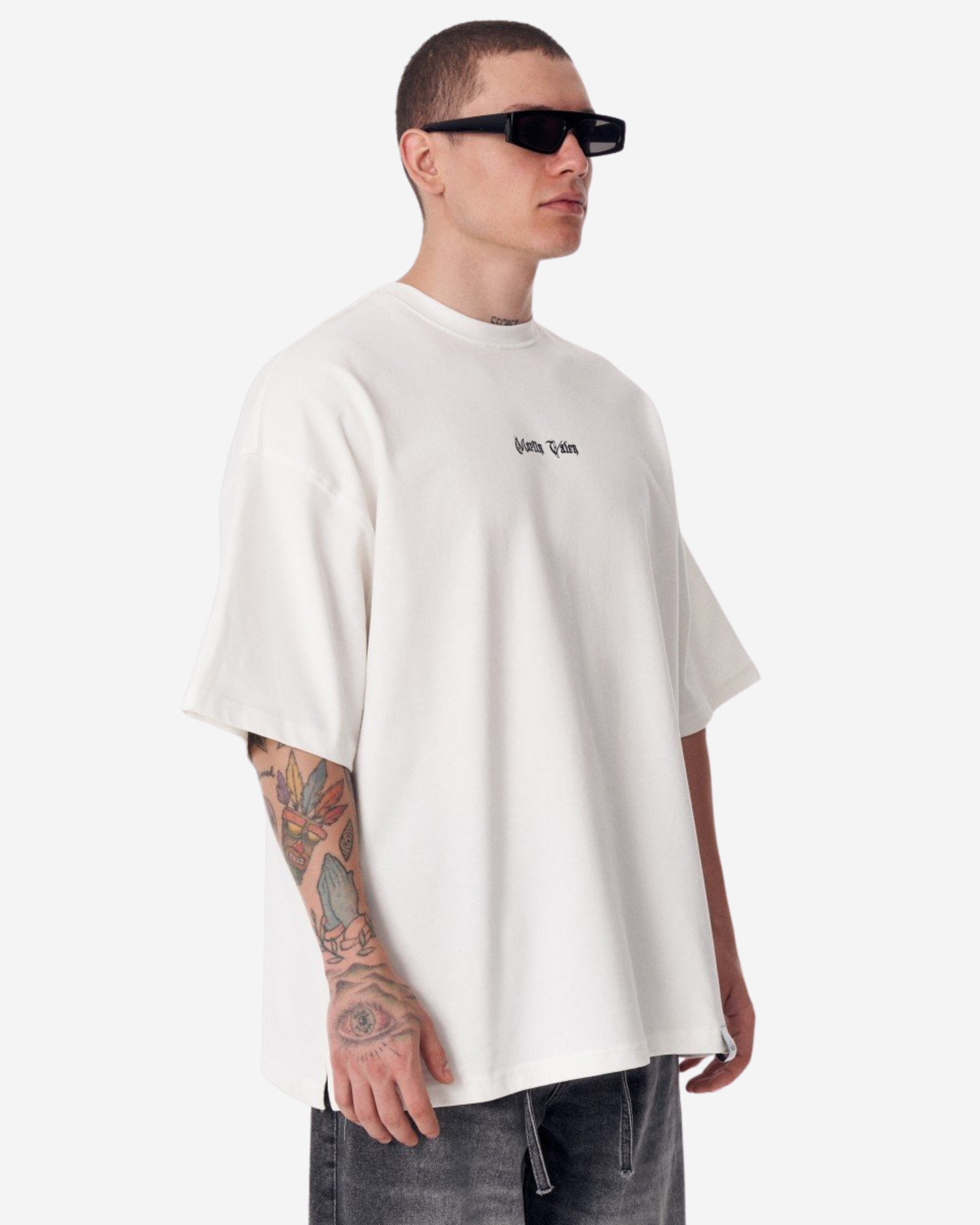 Martin Valen T-Shirt Erbe Fusion Weißes T-Shirt - Groß
