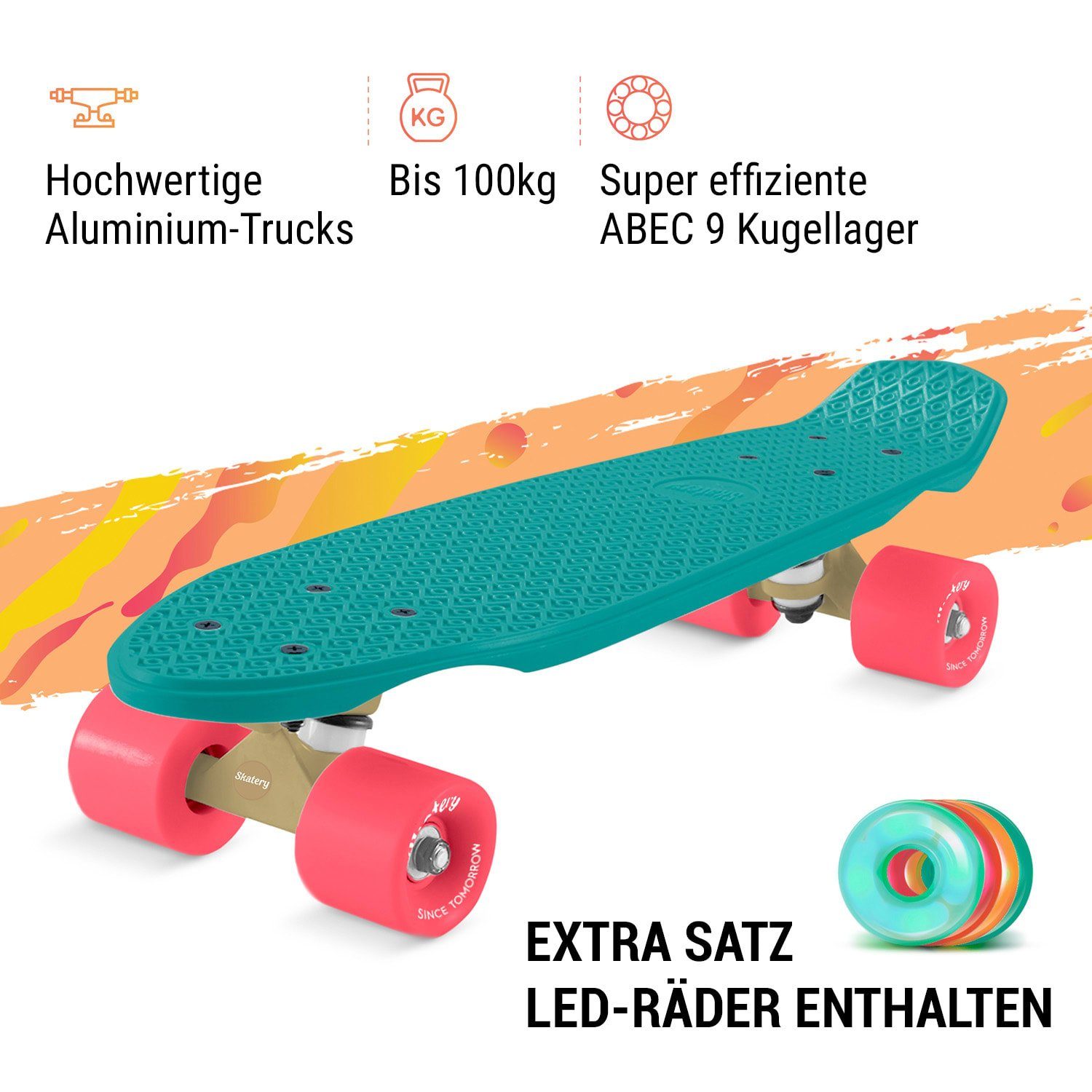 fun pro Mini Skateboard Cruiser Skateboard