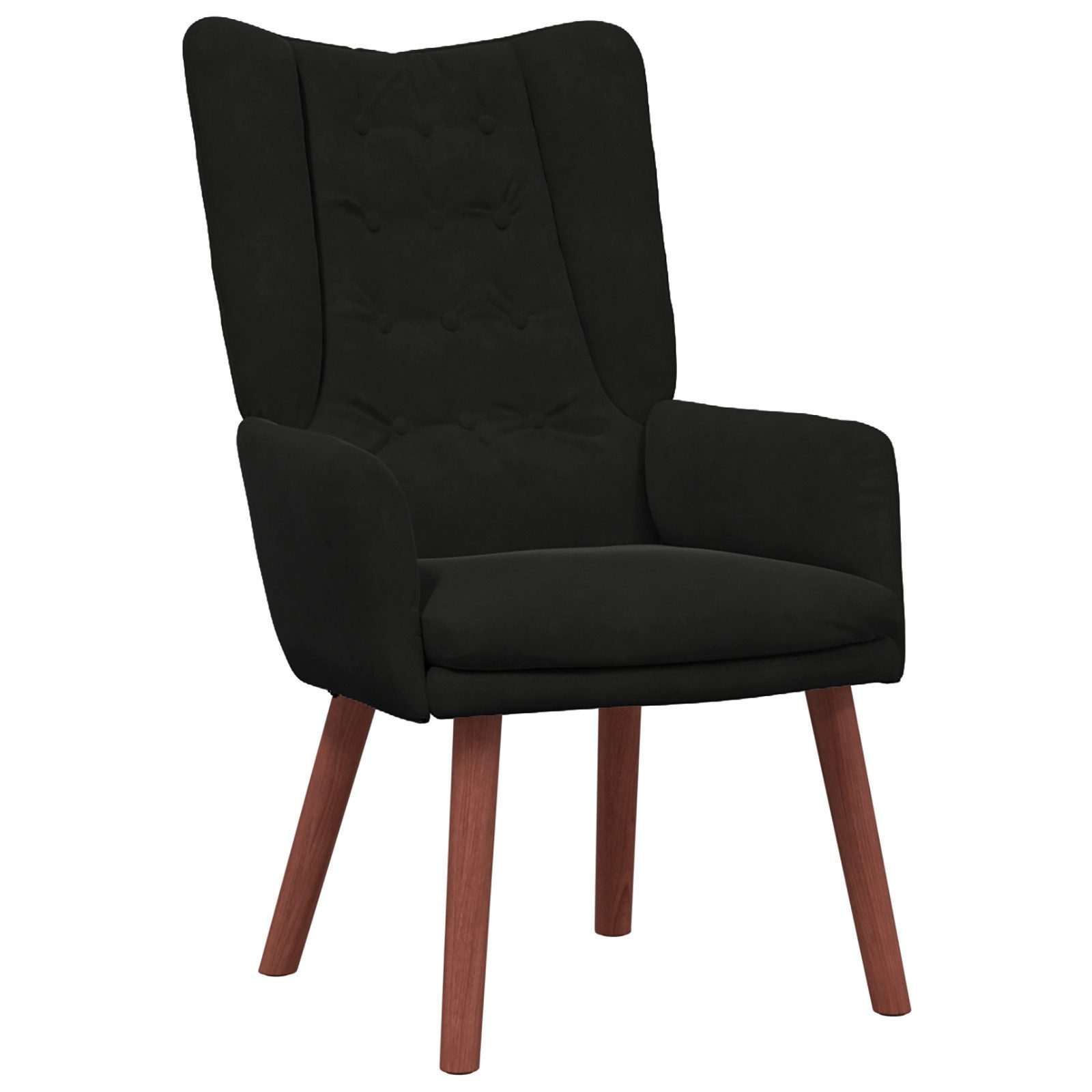 vidaXL Sessel Entspannungssessel Schwarzes Samt (1-St) günstig online kaufen