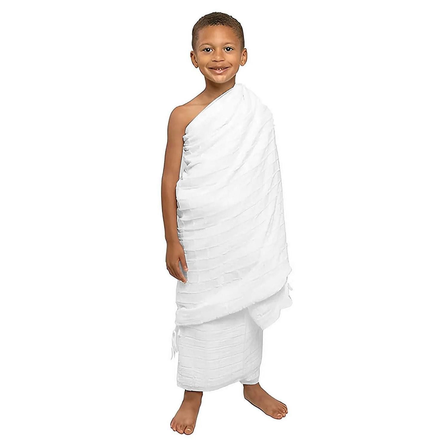 LuxusKollektion Pflege-Geschenkset Herren Ihram Set Hajj Umrah 2-tlg. weiß Polyester
