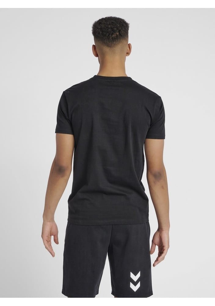 hummel T-Shirt hmlGO Cotton Big Logo (Baumwolle) Kurzarm schwarz Herren günstig online kaufen