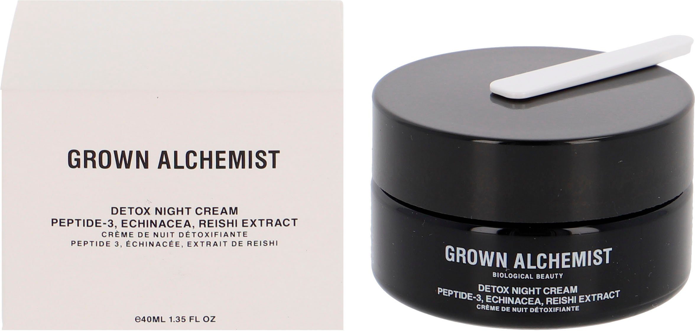 Nachtcreme Detox Night Echinacea, Reishi Cream, Extract GROWN ALCHEMIST Peptide-3,
