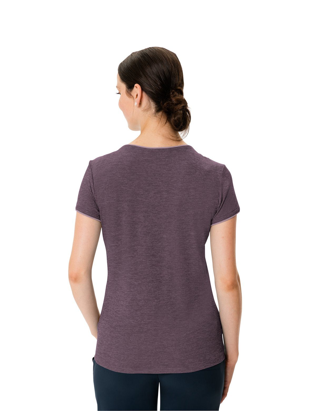 VAUDE T-Shirt (1-tlg) blackberry T-Shirt Grüner Knopf Women's Essential