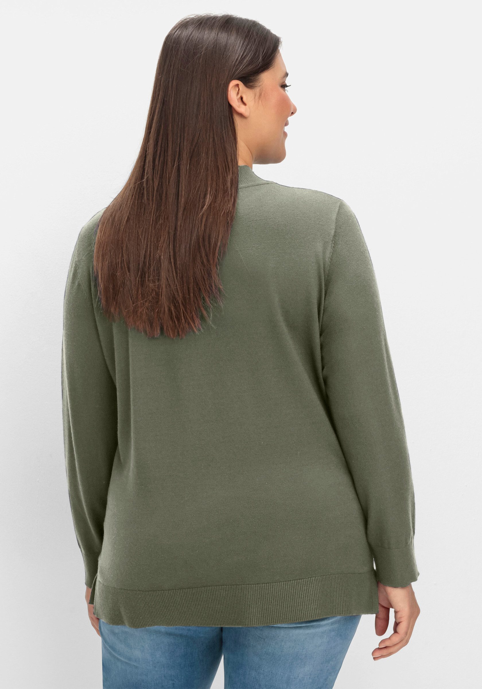 Sheego Strickpullover Feinstrickpullover günstig online kaufen