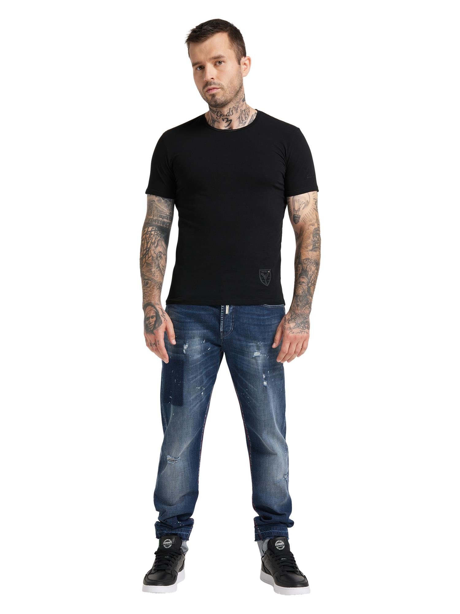 CARLO COLUCCI Kurzarmshirt Cavallar