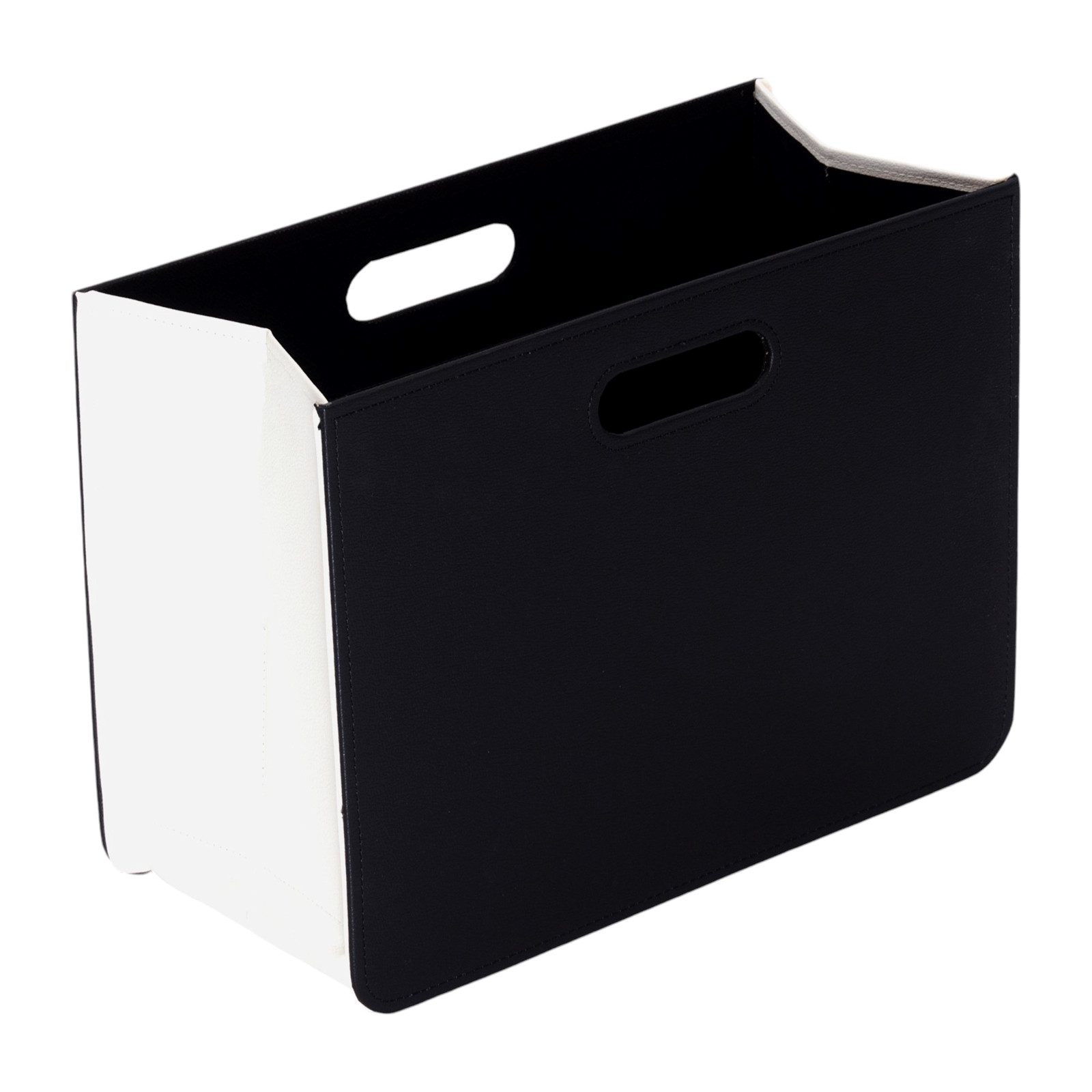 CREEDWOOD Zeitungsständer ZEITUNGSKORB "BUSINESS", schwarz weiß, Magazinsam günstig online kaufen