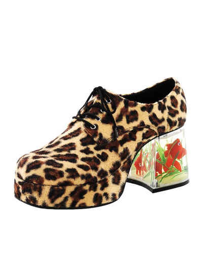 Pleaser Kostüm 70er Schuhe Herren Leopard