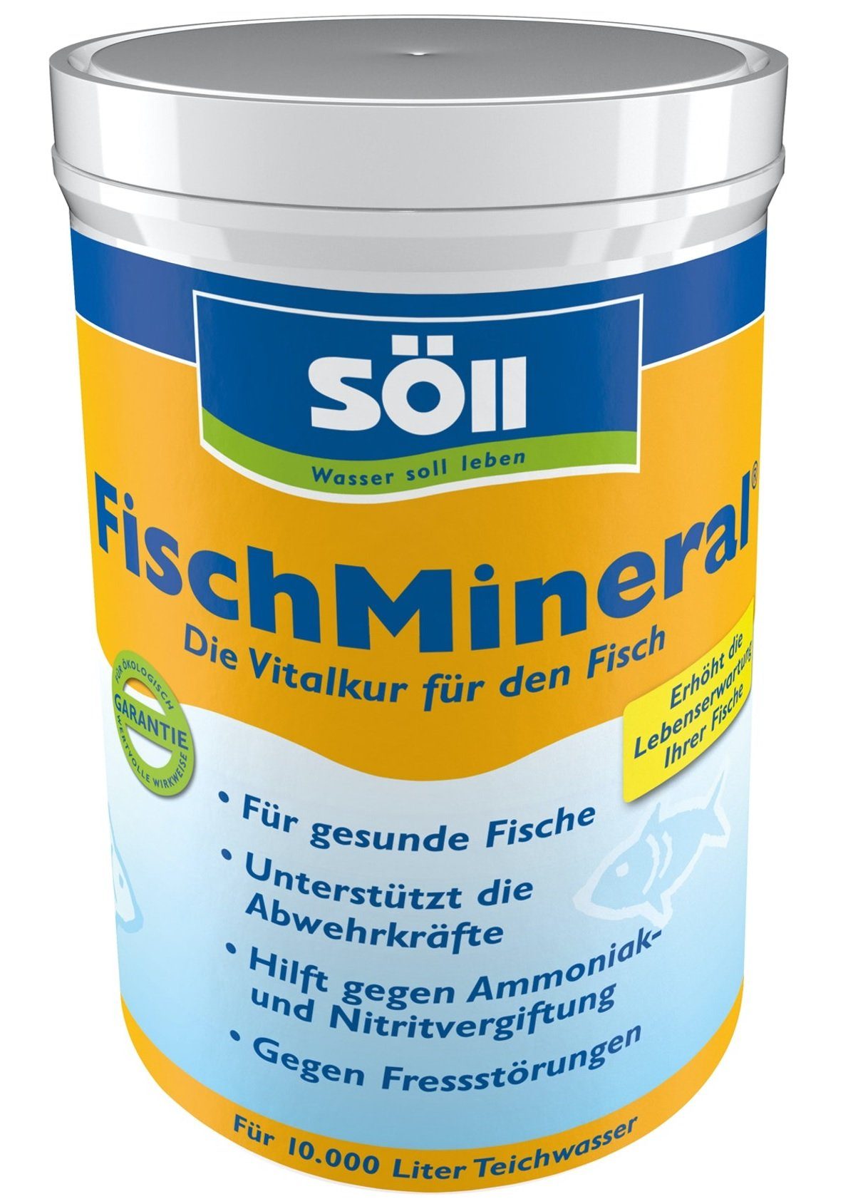SÖLL GartenpflegeSet Söll Fischmineral 1 Kg Koi Vitalkur für 10000 Liter