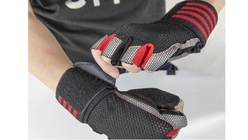 Rötting Design Trainingshandschuhe Rötting Sports Handschuhe für Fitness Fahrrad Training Sport - Rot