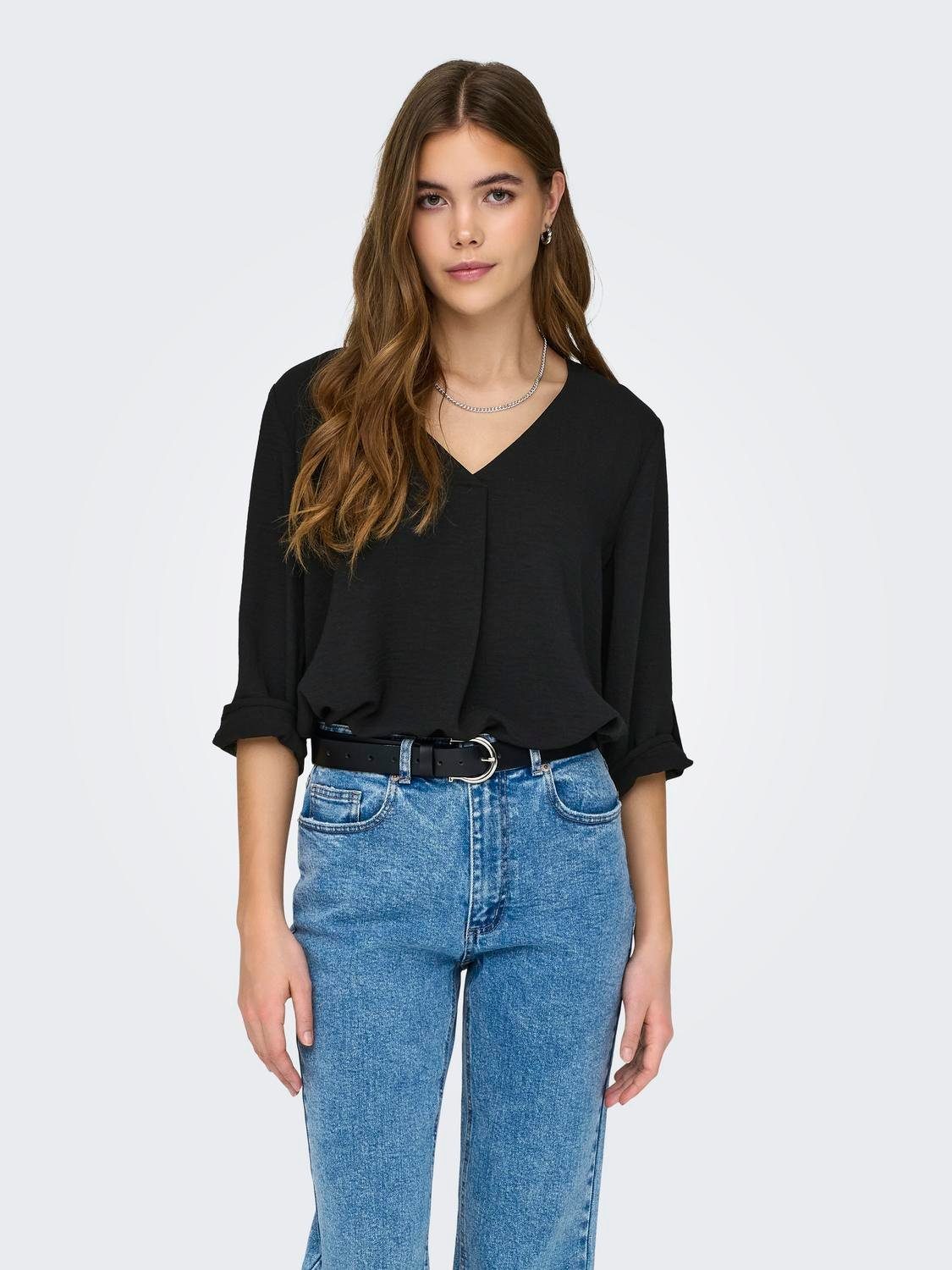 Shirtbluse JDYDIVYA LIFE 3/4 TOP WVN NOOS