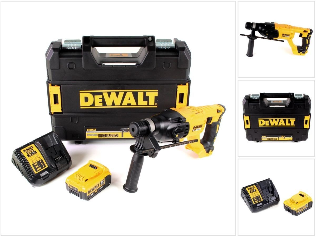 DeWalt Schlagbohrmaschine DCH 133 M1 Akku Kombihammer 18V 2,6J SDS plus  Brushless + 1x Akku 4,0