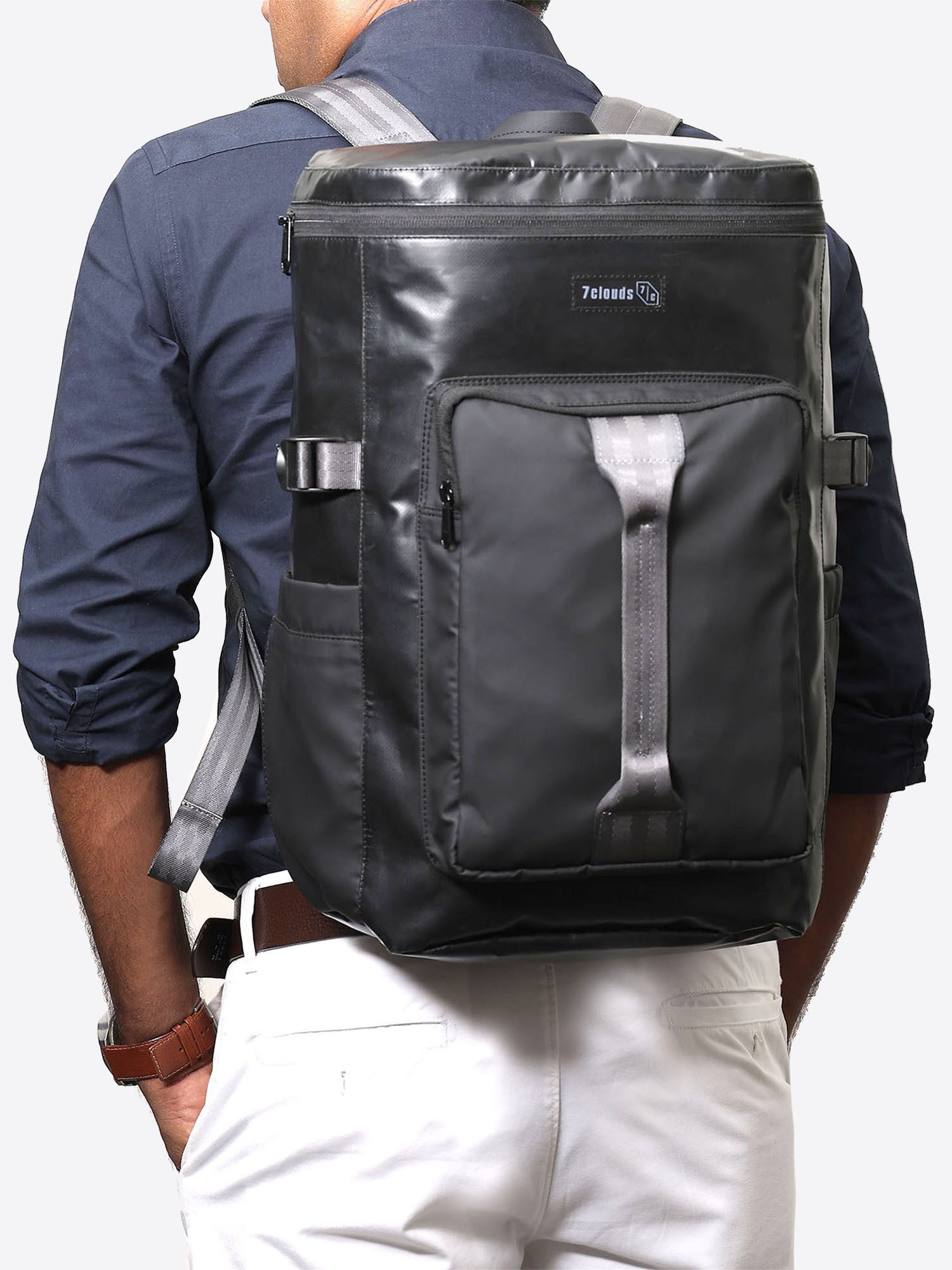 7clouds Laptoprucksack Heloy 7.1, mit recyceltem PET
