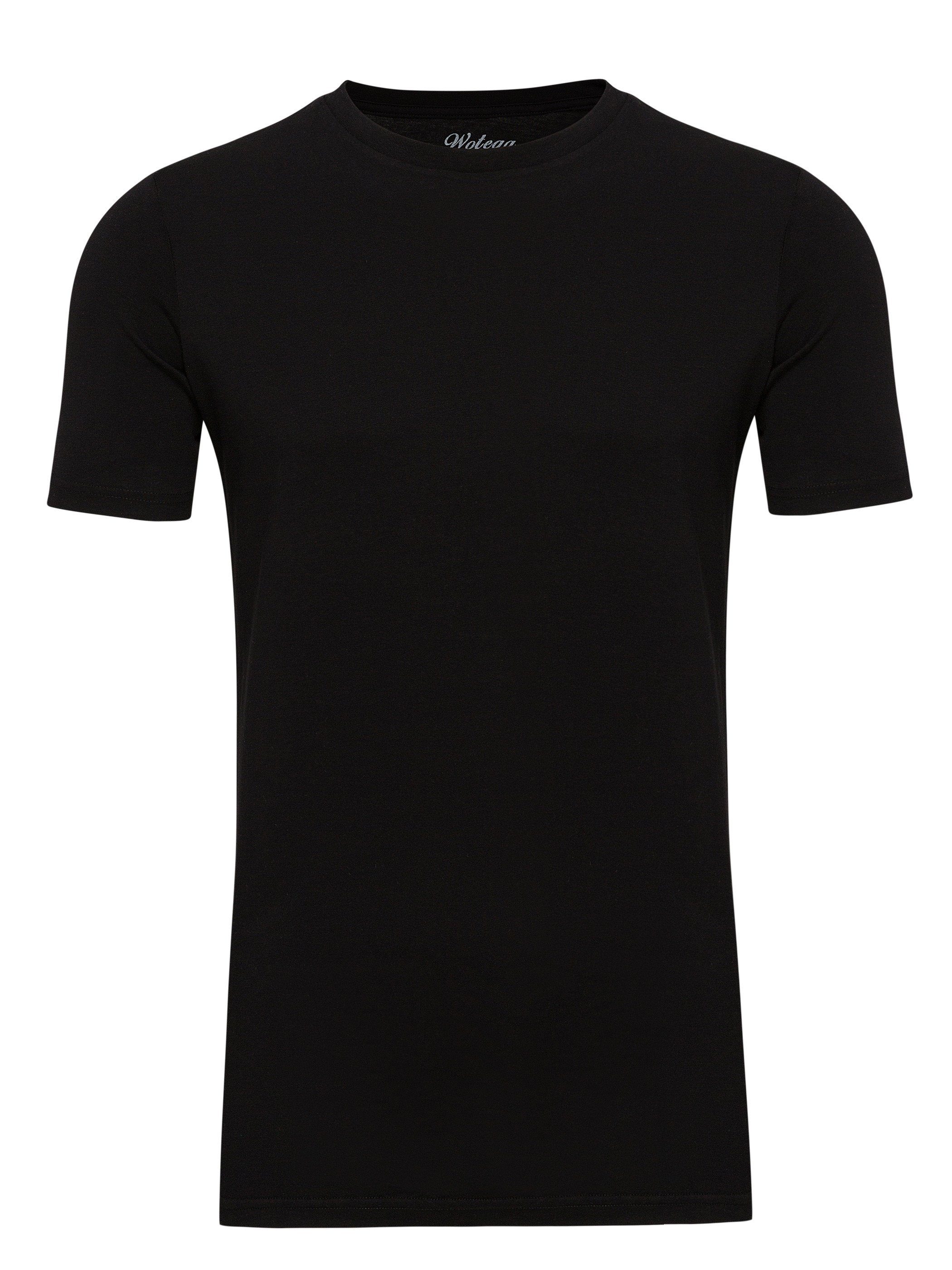 WOTEGA T-Shirt Alton Basic Tee Crew Neck (Set) modernes Rundhalsshirt
