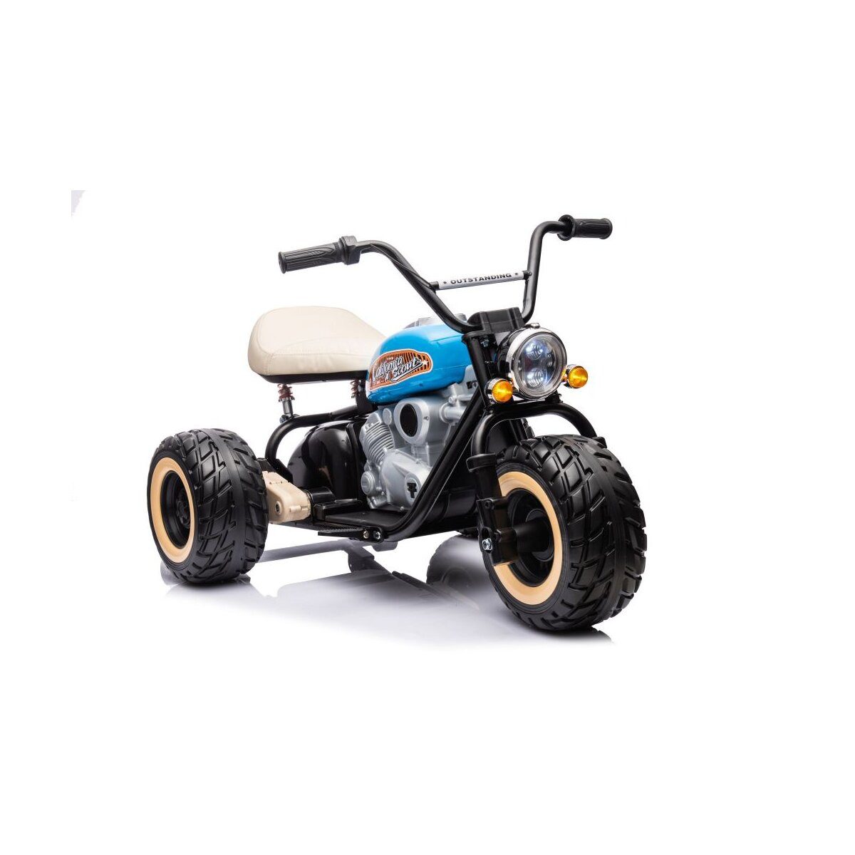 Wisam Elektro-Kinderauto Elektro Auto Batterieauto Dreirad LL6688 Blau 24V