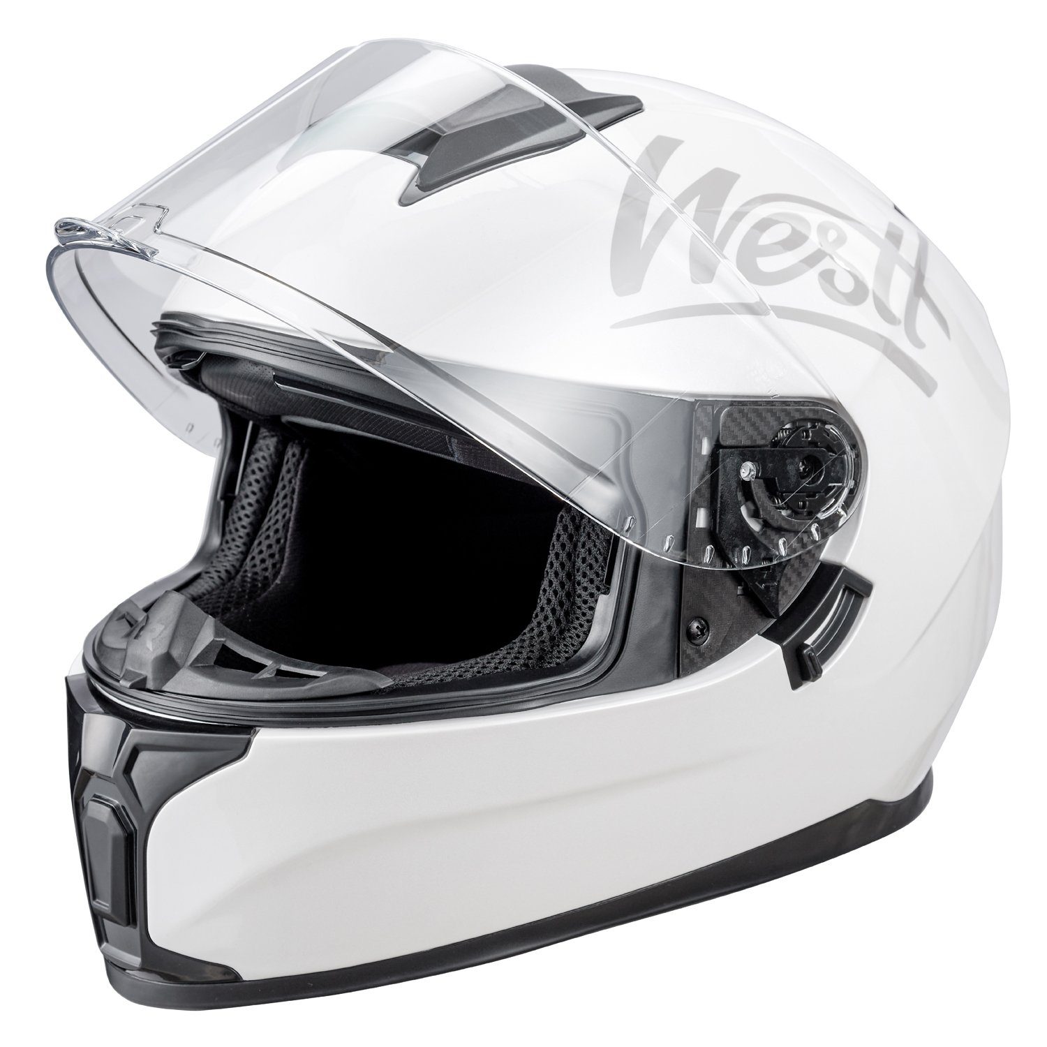 Westt Motorradhelm »Storm X«, Integralhelm mit Kinnschutz - Motorradhelm  Herren mit Sonnenblende - Motocross Helm Frauen - Rollerhelme Herren mit  Visier online kaufen | OTTO
