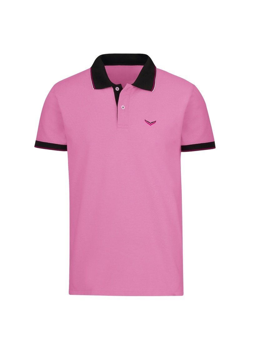 Poloshirt Slim Polohemd candy Trigema TRIGEMA Fit