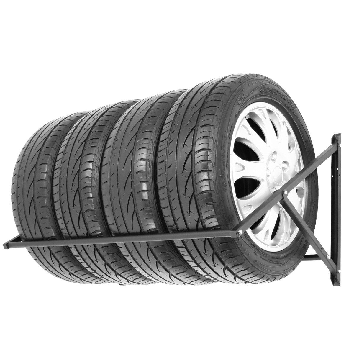 für quattro, Wandmontage 4 Reifenhalter Reifenbreite, Räder 4 mm bis für 1-tlg., Stillerbursch zur 225 Felgenbaum Reifen,