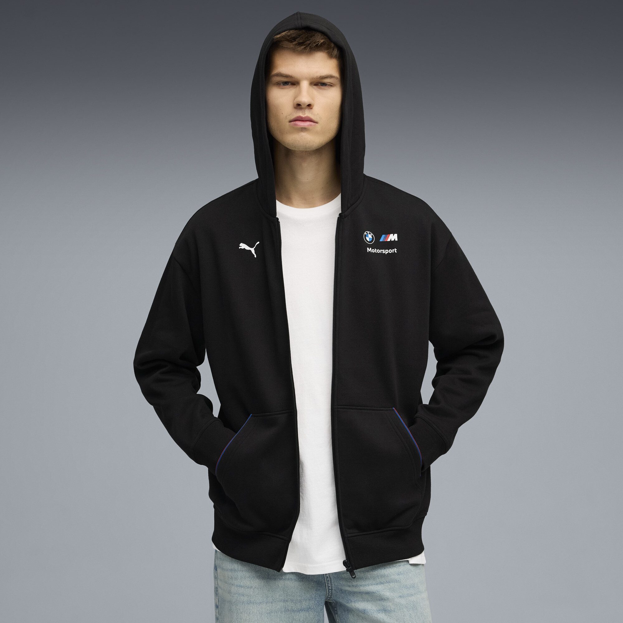 PUMA Sweatjacke BMW M Motorsport Essentials Kapuzenjacke Herren günstig online kaufen